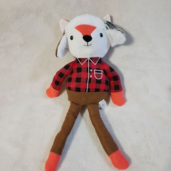 Holiday Knit Fox Plush Toy, 18" - Picture 4 of 4